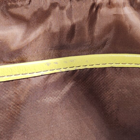 Free People Leather Shoulder Bag Yellow - Picture 7 of 8